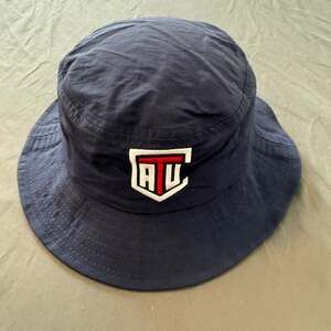 Classic Caps ATU Shield Navy Blue Hiking Fishing Outdoor Bucket Hat Made in USA
